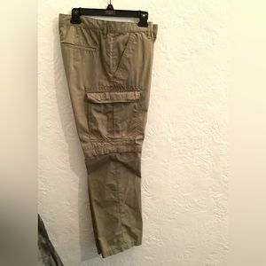 Timberland green convertible pants
